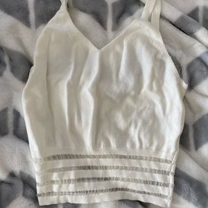 White Sweater Tank